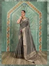Aura By Sethnic Cotton Tissue Zari Woven Saree